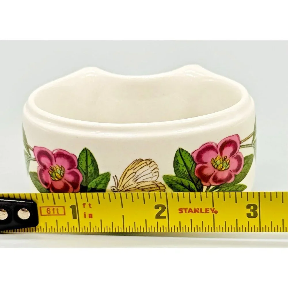 Portmeirion Botanic Garden Napkin Ring Rhododendron Flower Butterfly Replacement